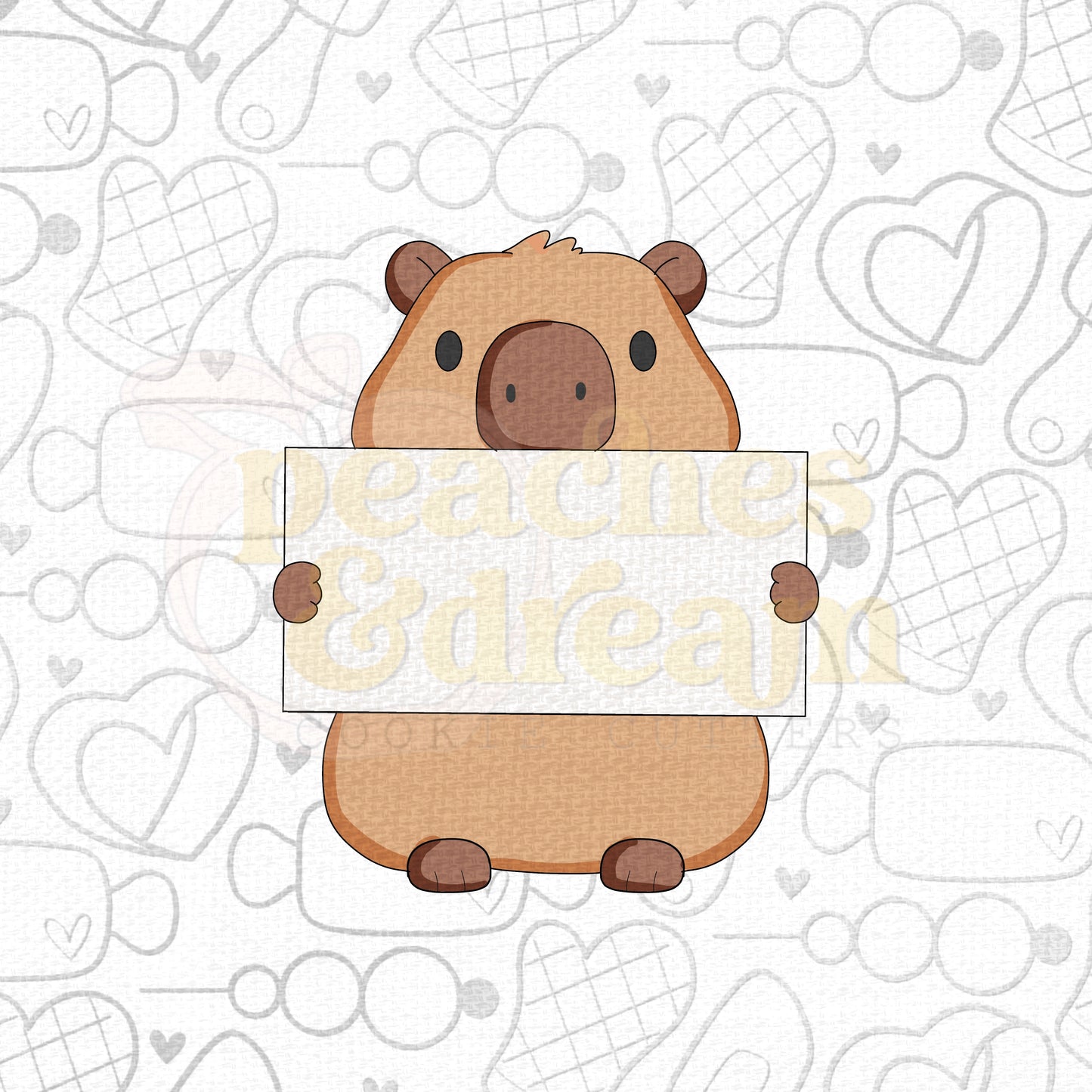 STL -  CAPYBARA PLAQUE