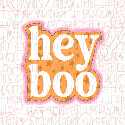 STL - HEY BOO PLAQUE