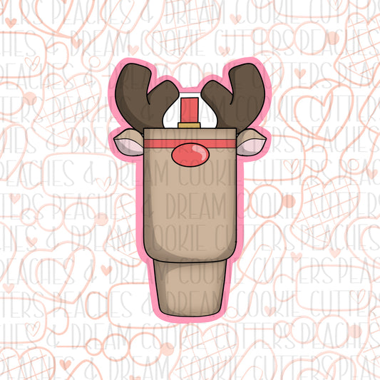 STL - REINDEER TUMBLER