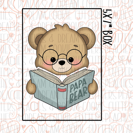 STL - PAPA BEAR READING SET