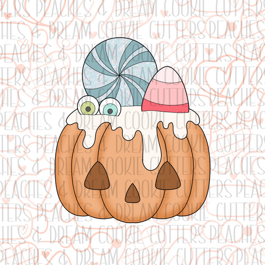 STL - CUTE CANDY PUMPKIN
