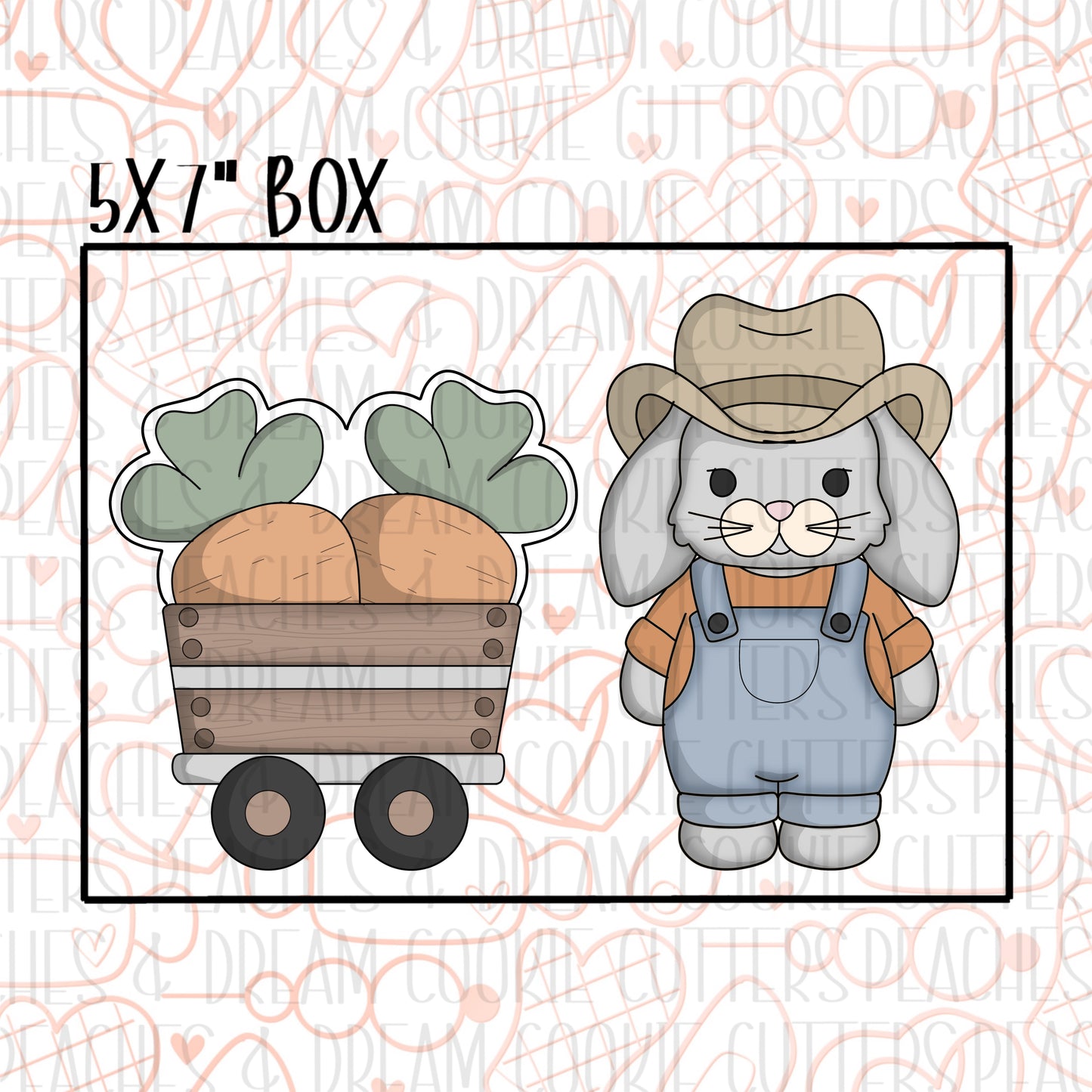 STL - FARMER BUNNY SET