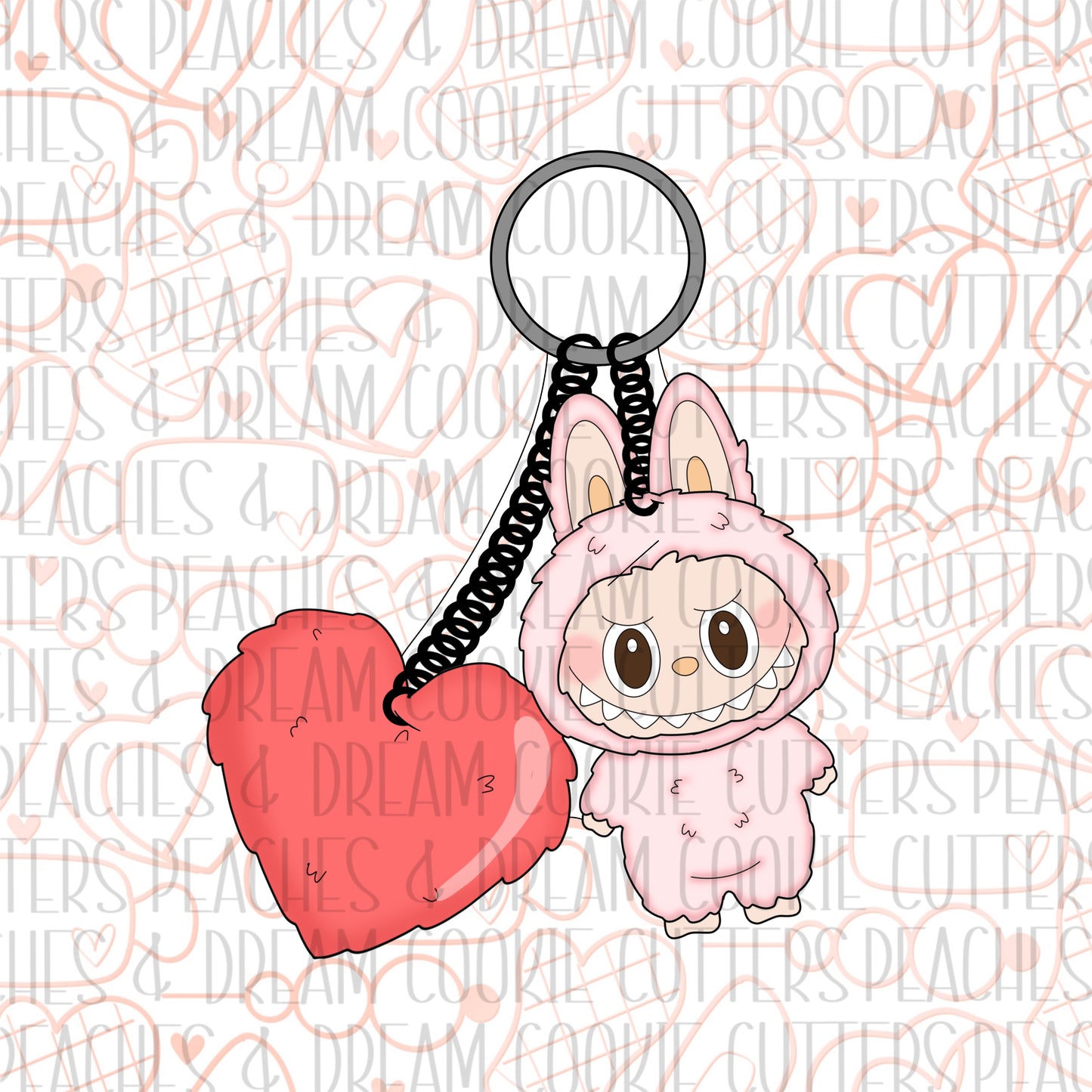 STL - LITTLE MONSTERS KEYCHAIN
