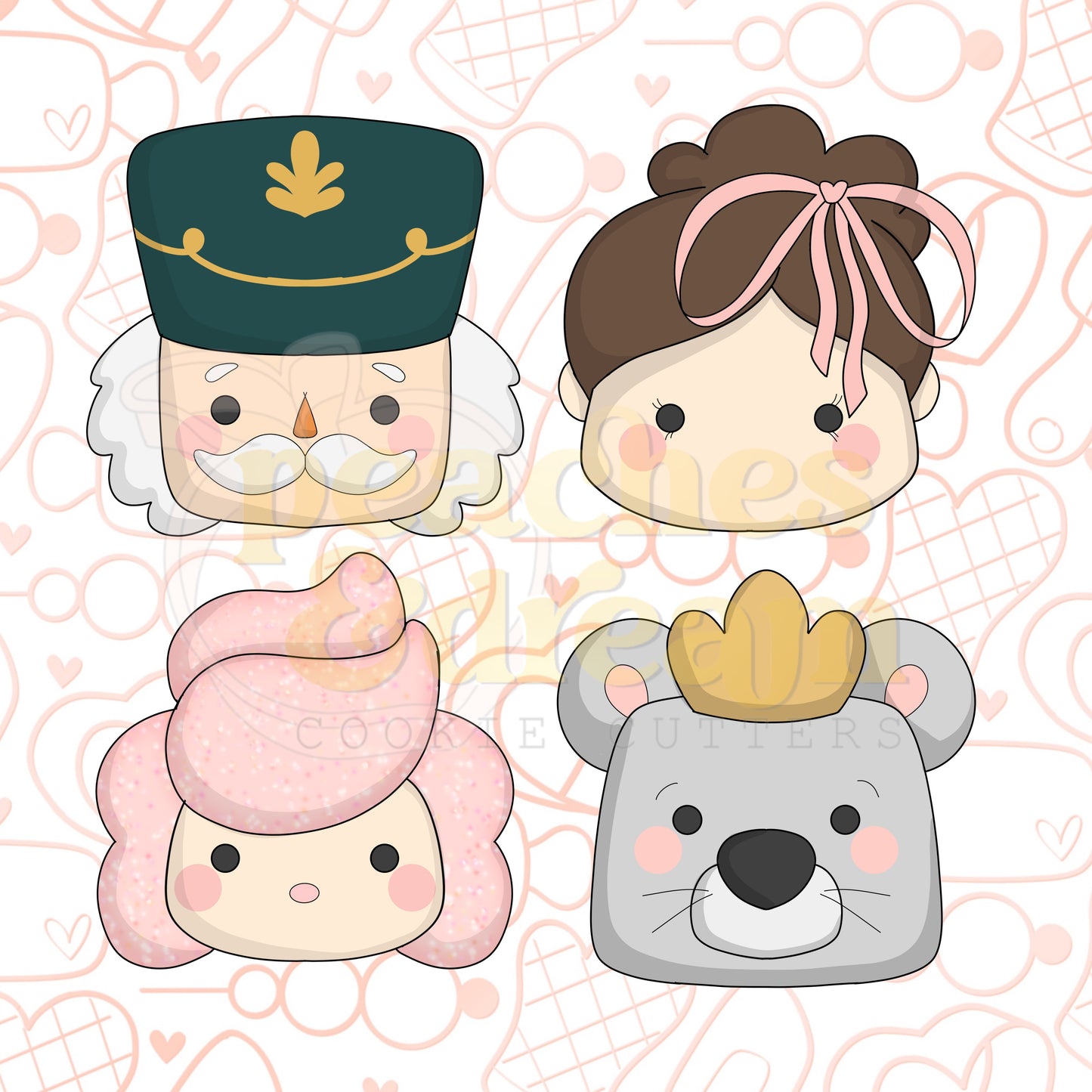 STL - CUTE NUTCRACKER SET