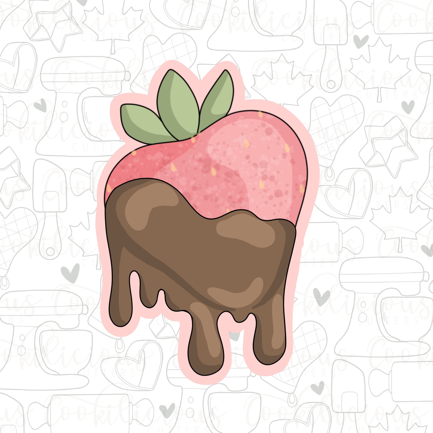 STL - CHOCOLATE STRAWBERRY DRIP