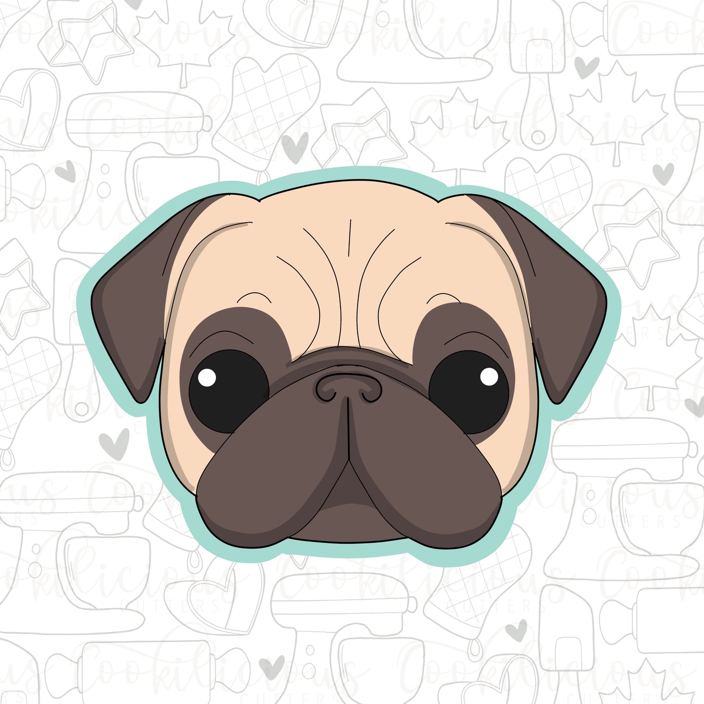 STL - PUG FACE