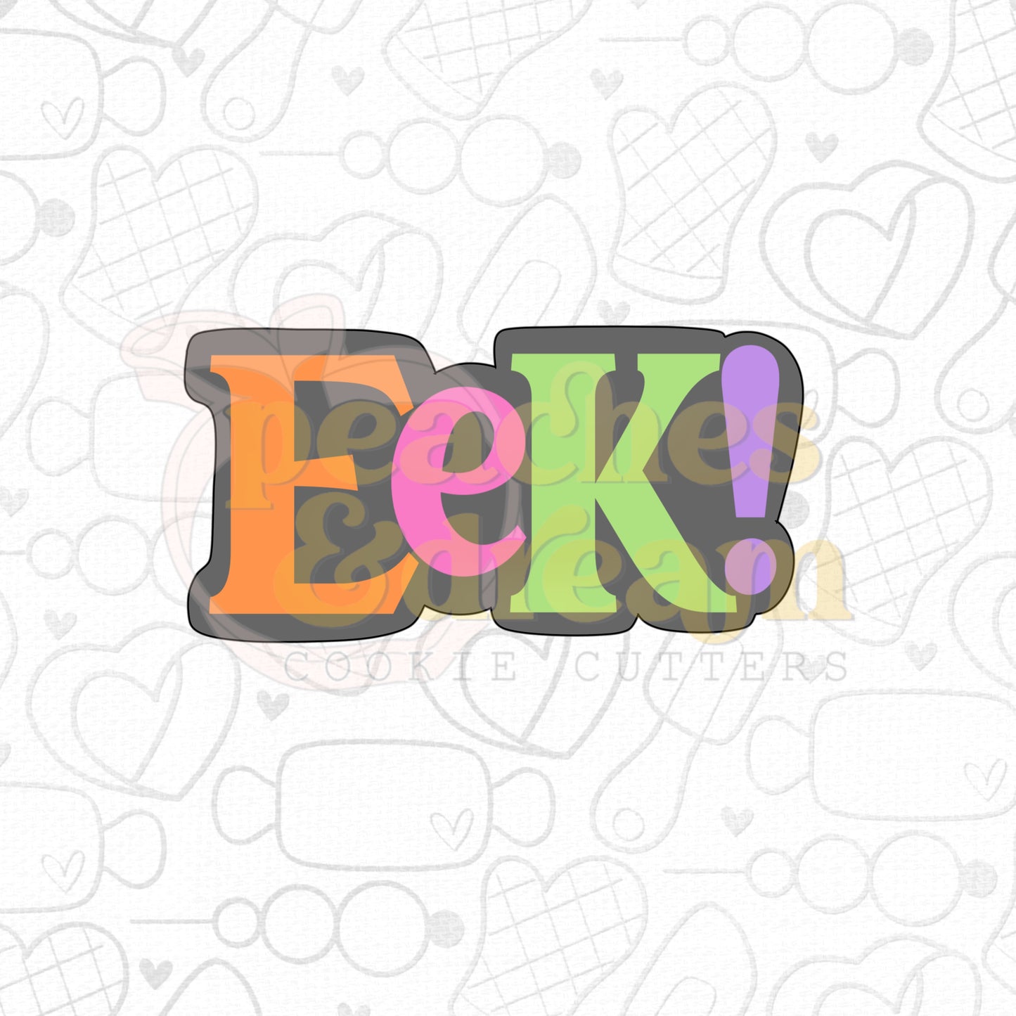STL - EEK! PLAQUE