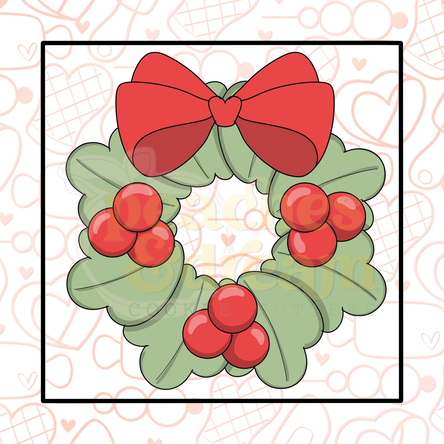 STL - WREATH PLATTER