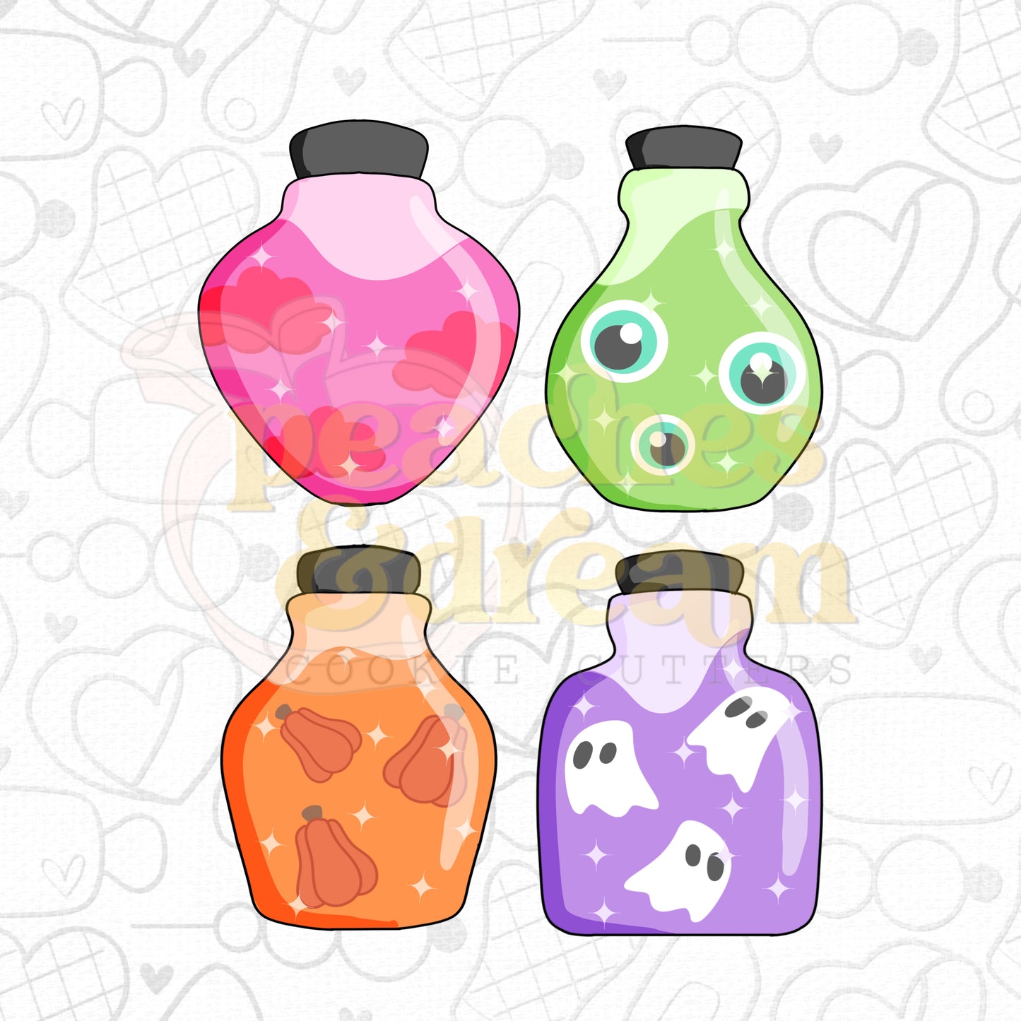 STL - CUTE POTIONS SET