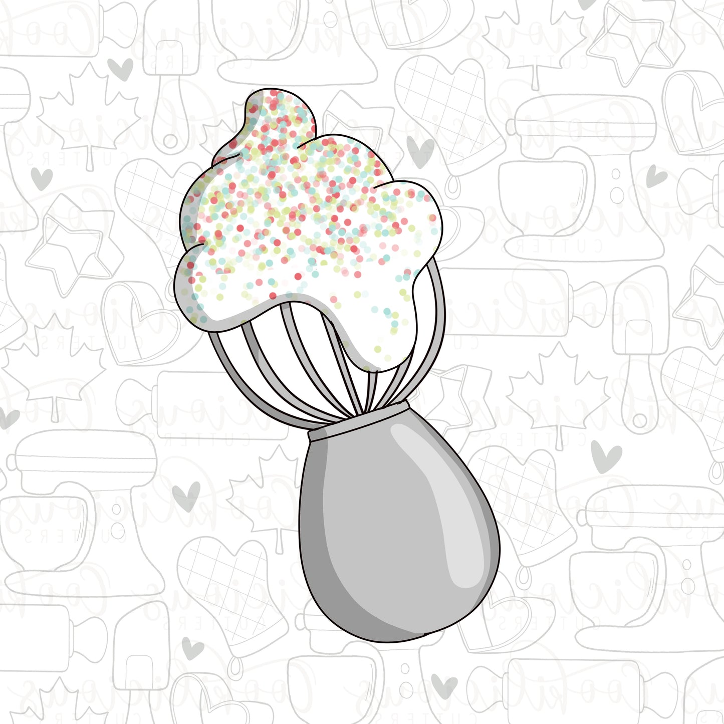 STL - WHISK WITH FROSTING
