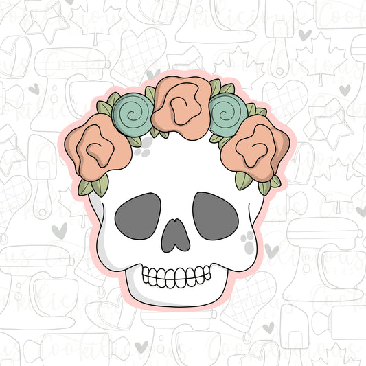 Floral Cute Skull