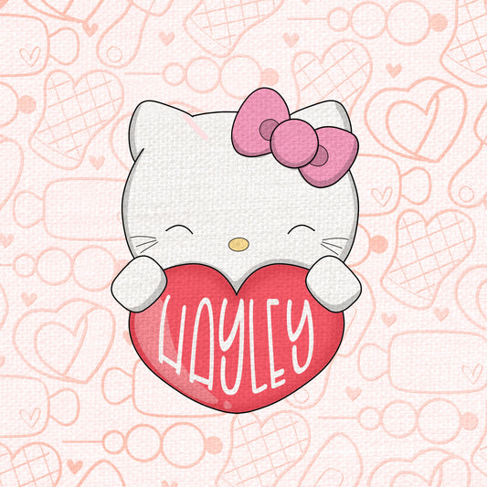 STL - CUTE KITTY HEART