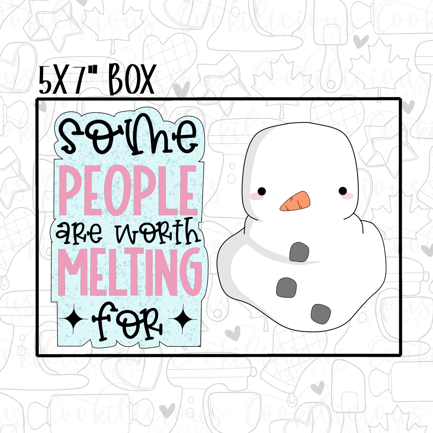 Melting Snowman Set