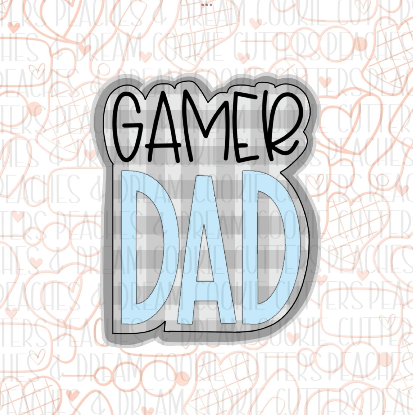 STL - GAMER DAD PLAQUE