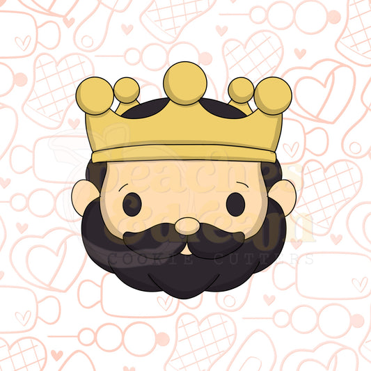 STL - SQUARISH KING FACE