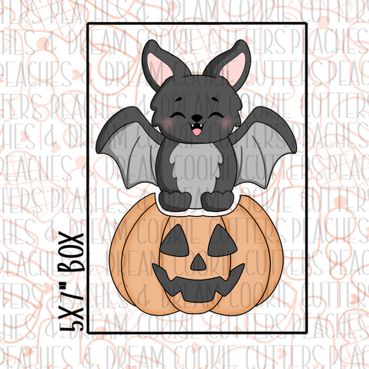 STL - BAT IN PUMPKIN SET