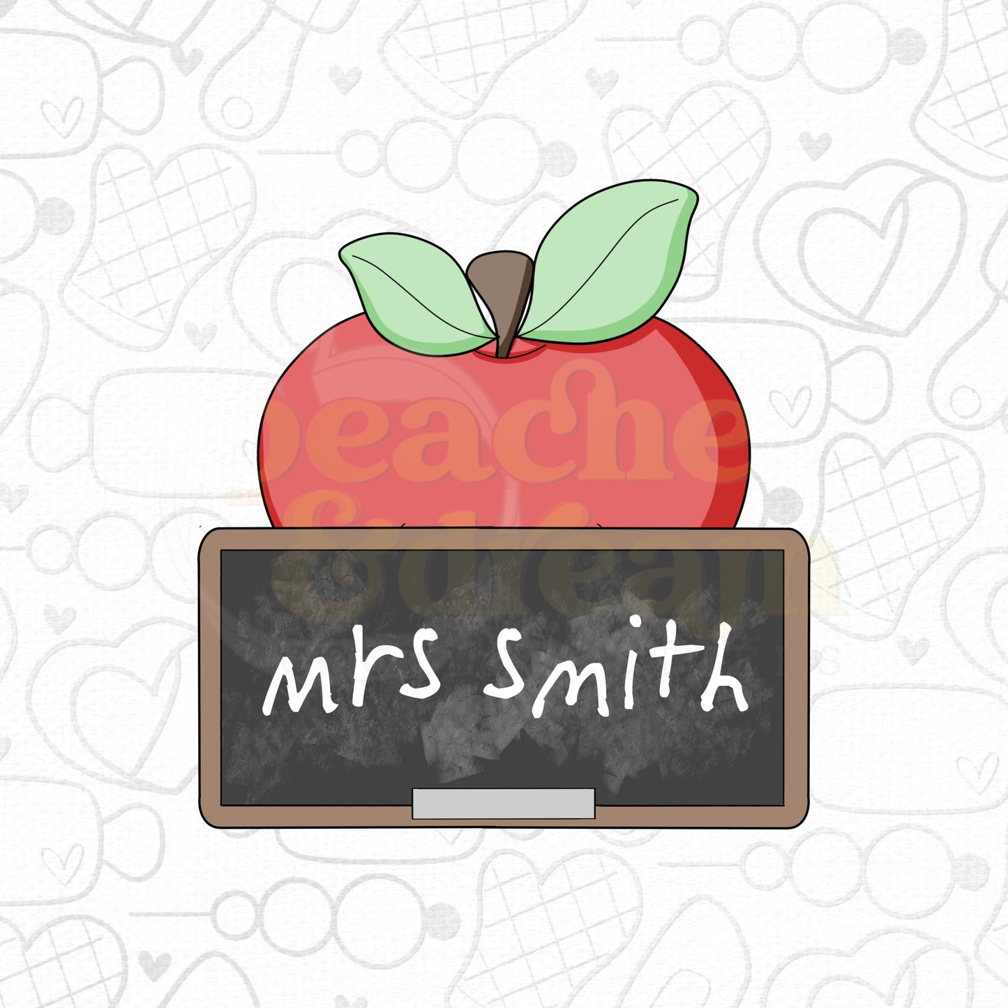 STL -  APPLE CHALKBOARD