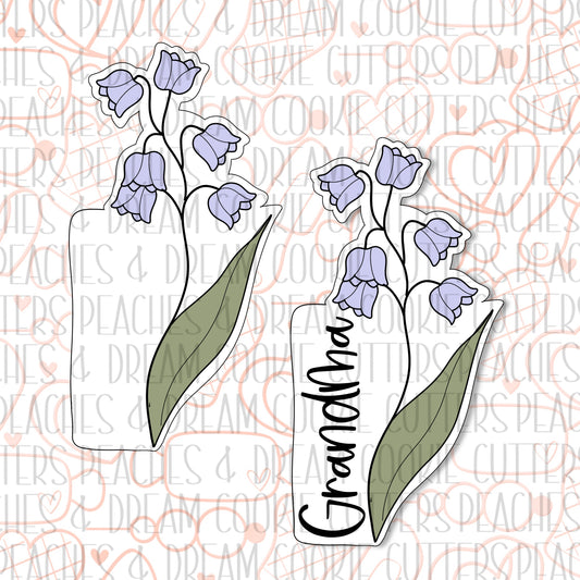 STL - CUTE FLOWER PLAQUE 03
