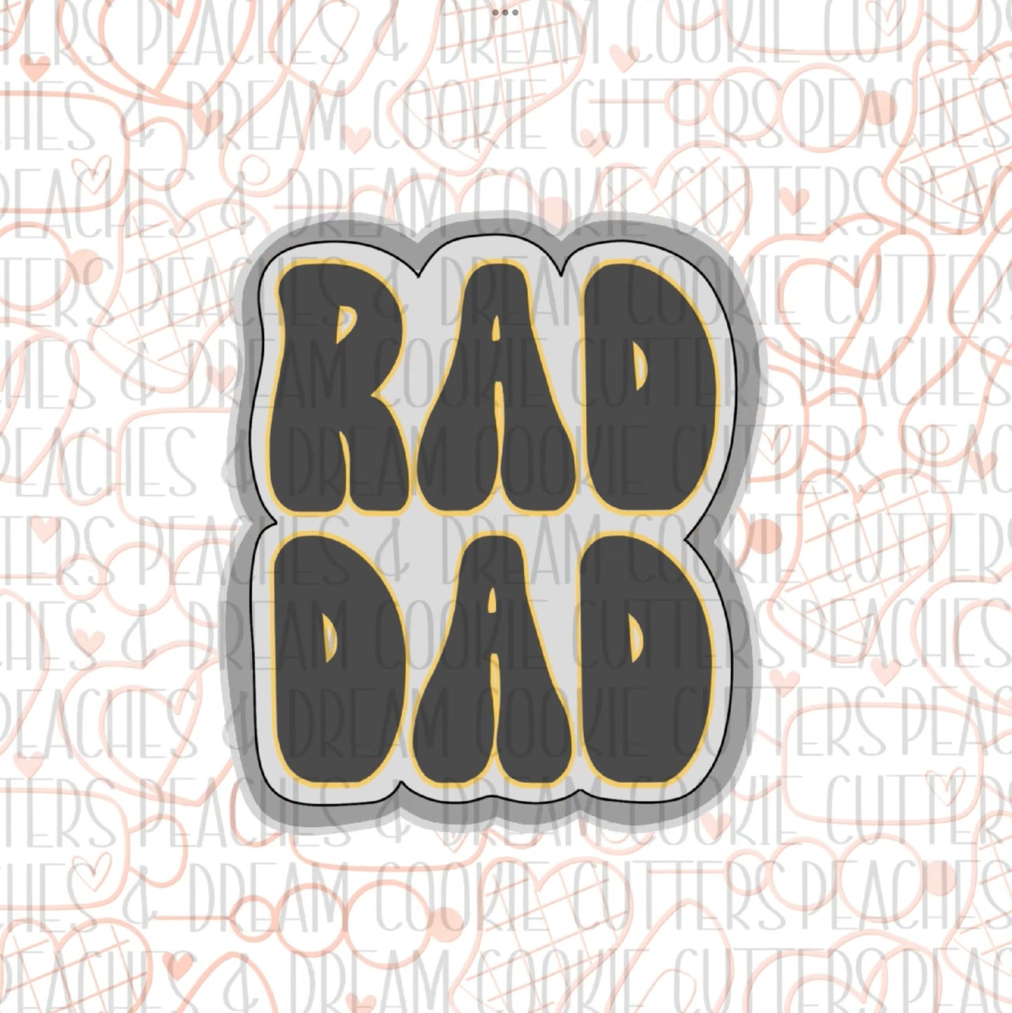 STL - RAD DAD PLAQUE