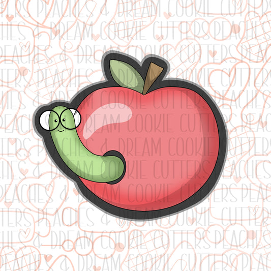 STL -  WORM IN APPLE