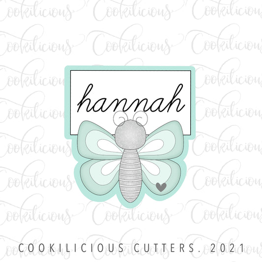 STL - BUTTERFLY NAME CARD