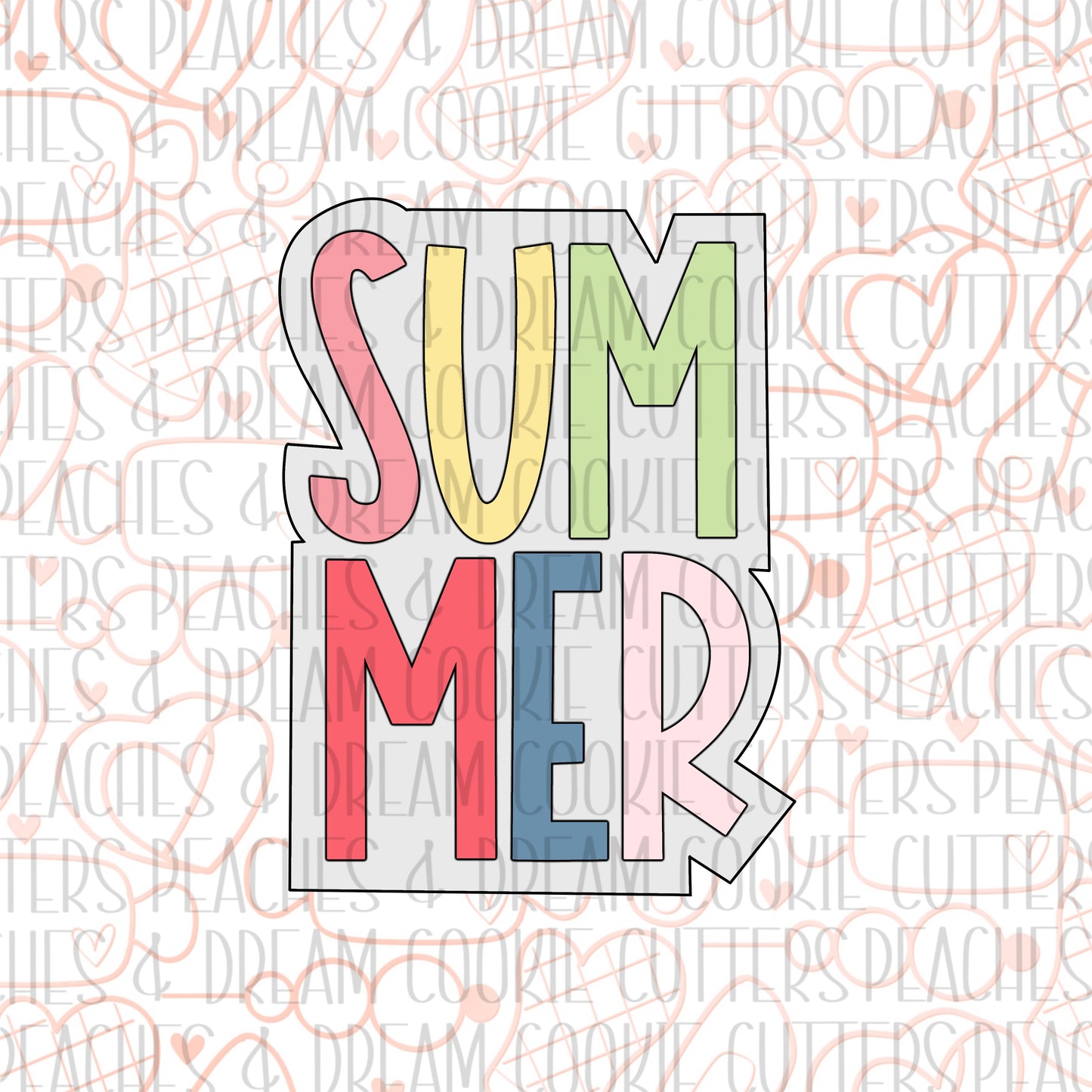 STL - CHUNKY SUMMER PLAQUE