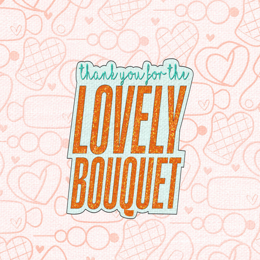 STL - LOVELY BOUQUET PLAQUE