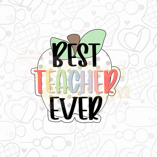 STL -  BEST TEACHER APPLE
