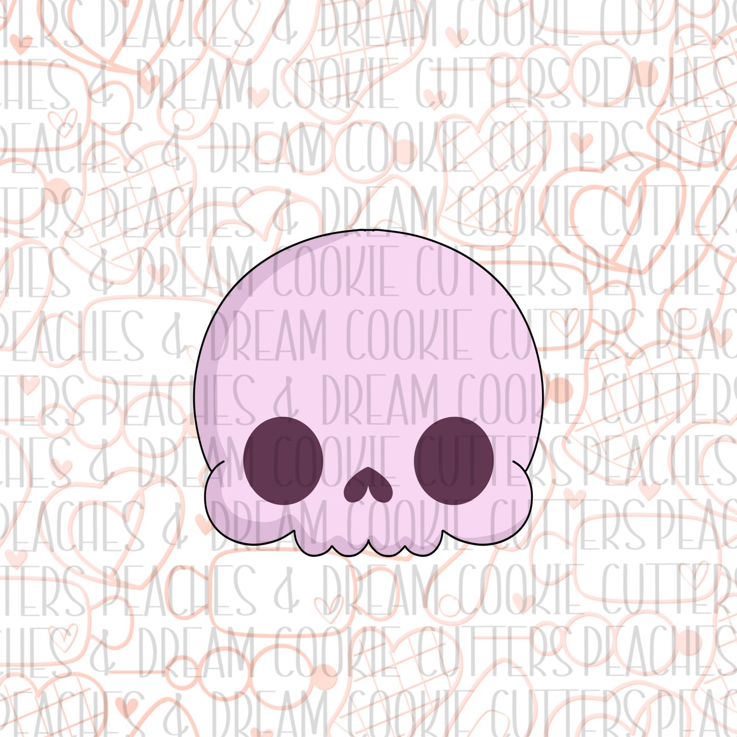 STL - CUTE SKULL HEAD