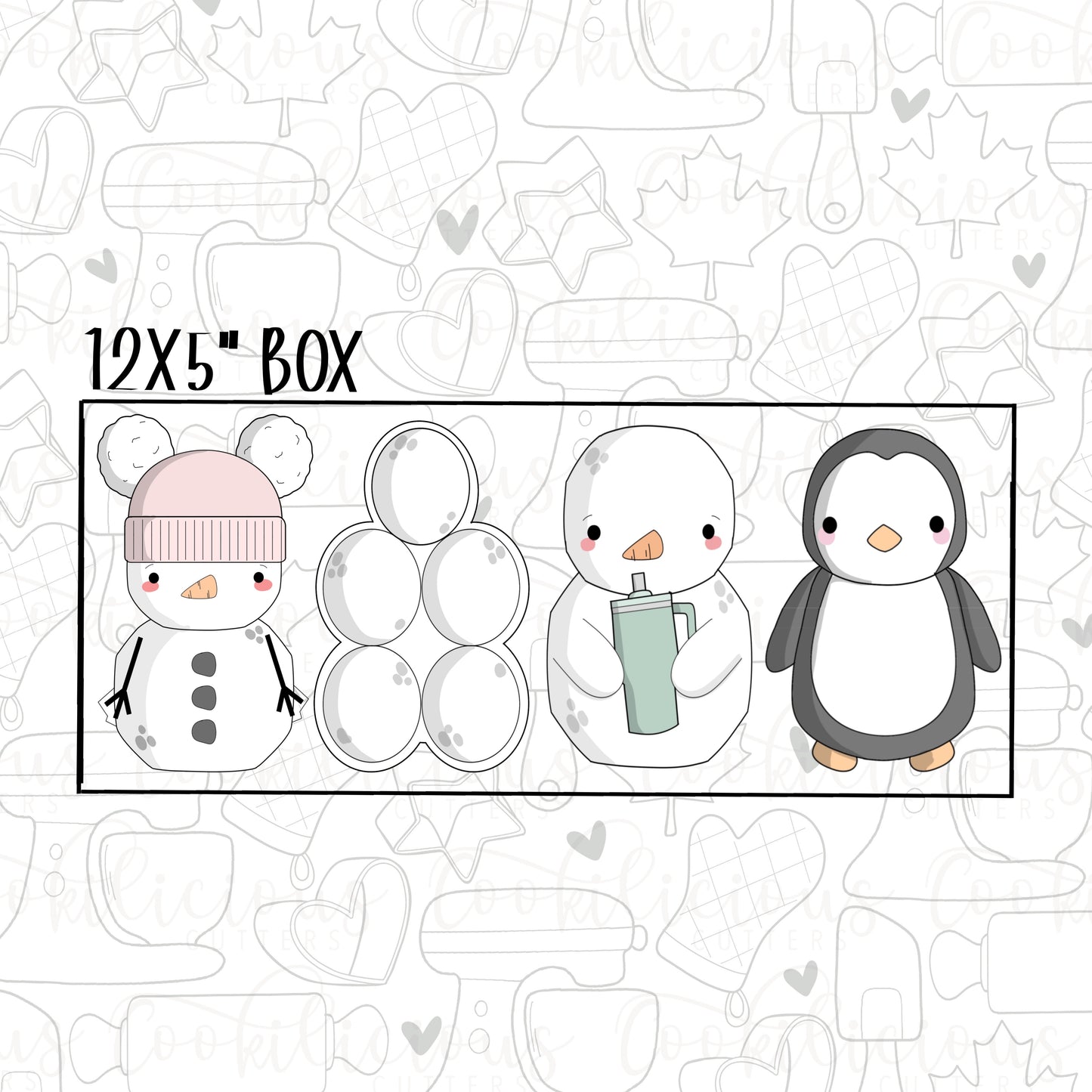 Winter Snowmen Set