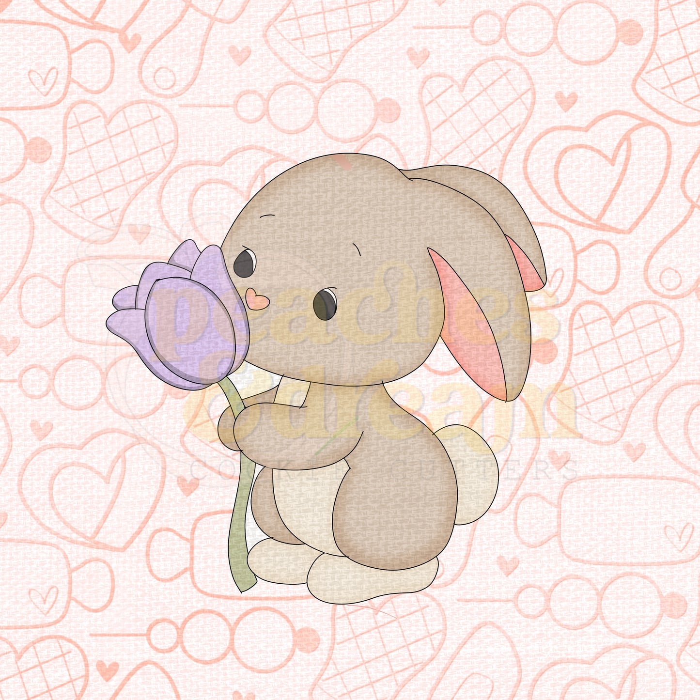 STL -  CUTE BUNNY BUTTERFLY