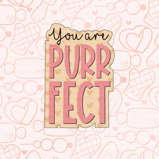 STL - PURRFECT PLAQUE