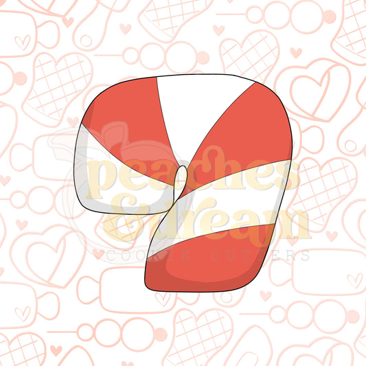 STL - SQUARISH CANDY CANE