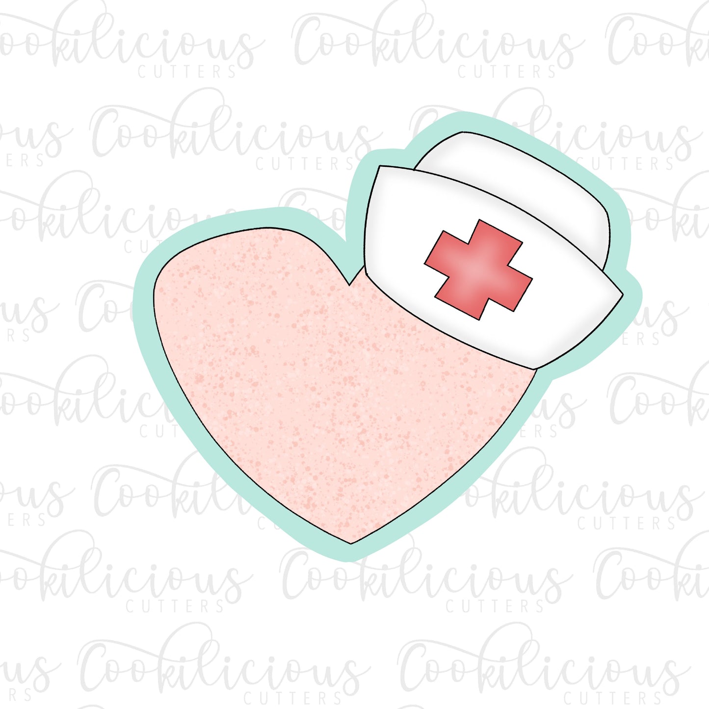 STL - NURSE CAP HEART