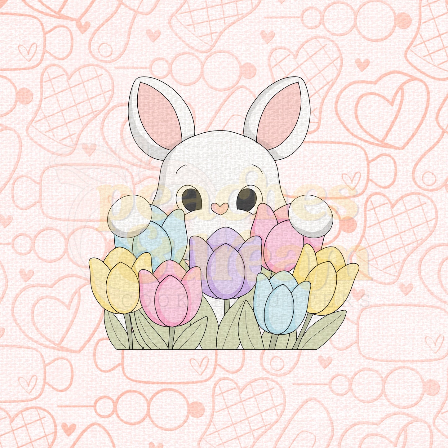 STL -  BUNNY TULIPS