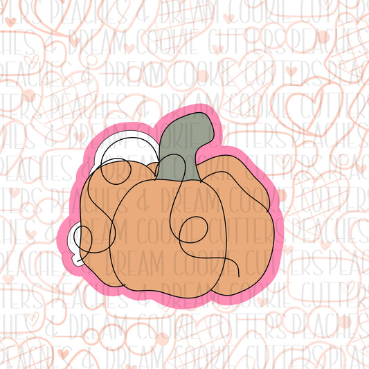 STL - CURLY WIDE PUMPKIN