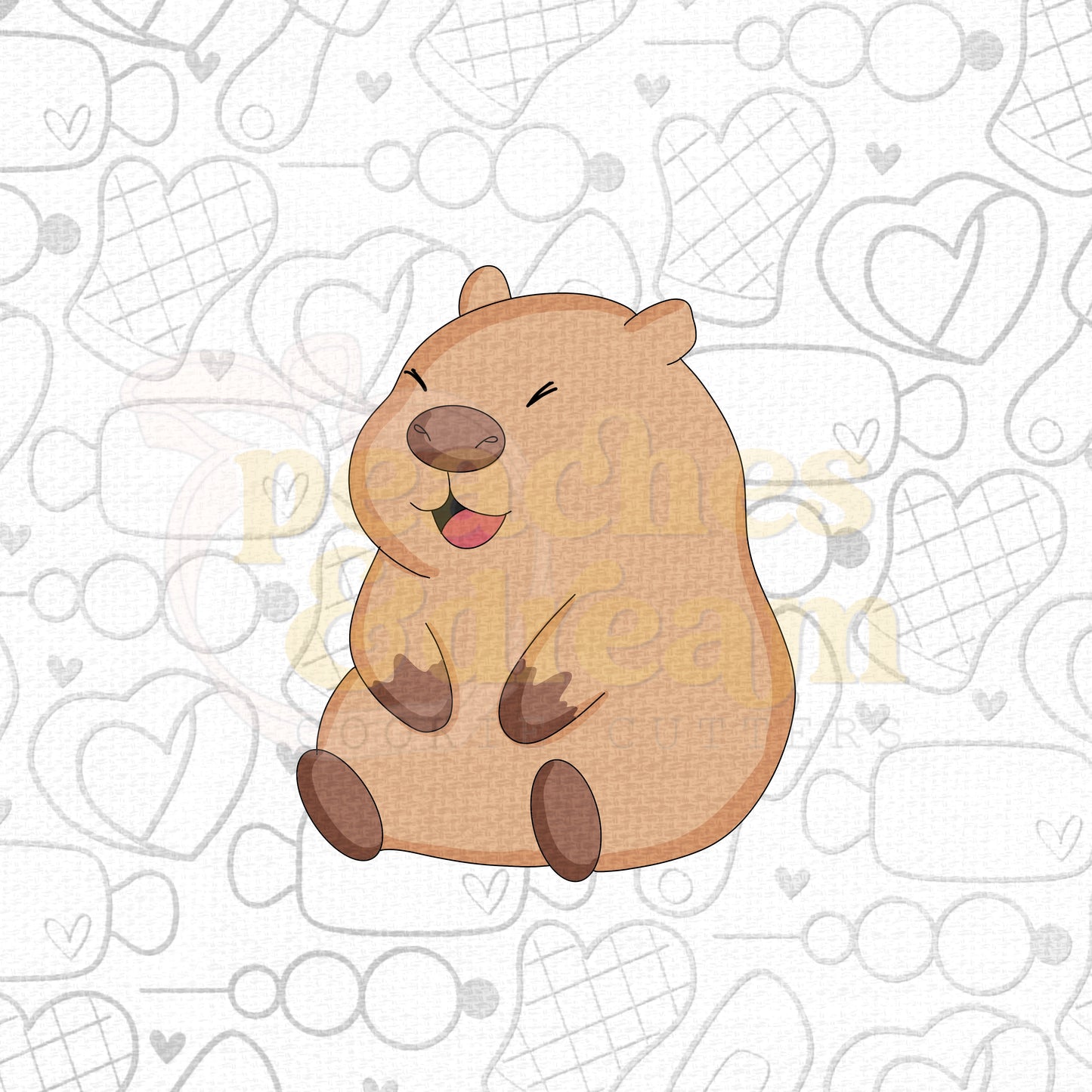 STL -  SITTING CAPYBARA