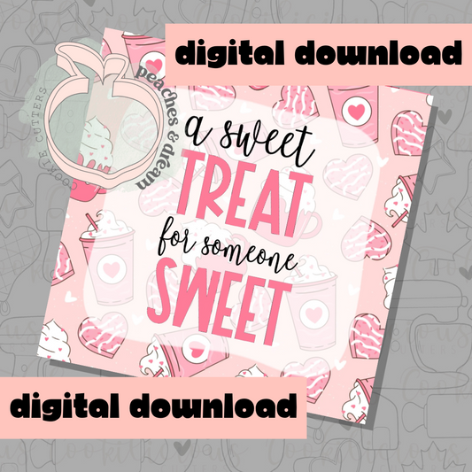 DIGITAL - SWEET TREAT LATTES - COOKIE TAG