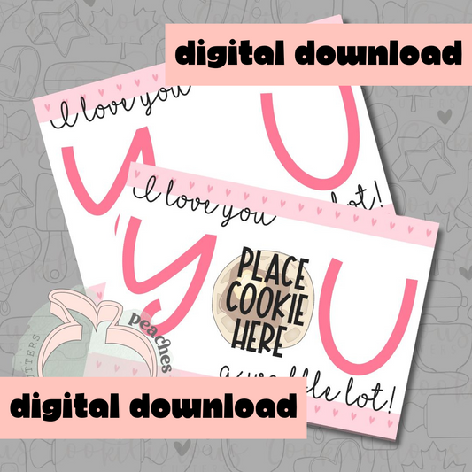 DIGITAL - A WAFFLE LOT - COOKIE CARD