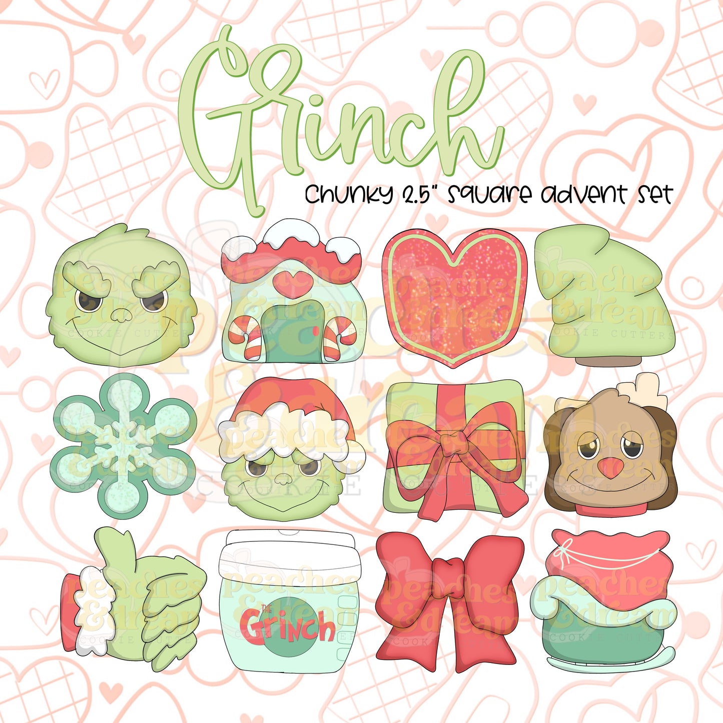 STL - GRINCHY ADVENT SET