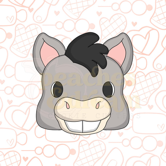 STL - SQUARISH DONKEY FACE