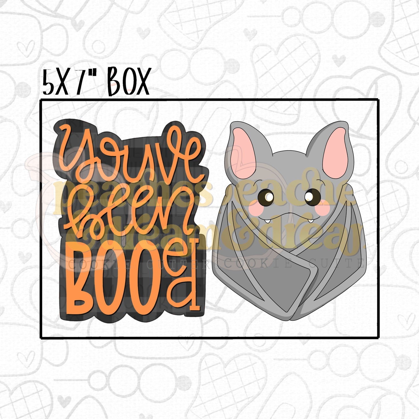 STL - YOU'VE BEEN BOOED BAT SET