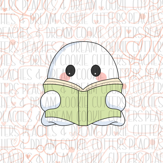 STL - CUTE READING GHOST