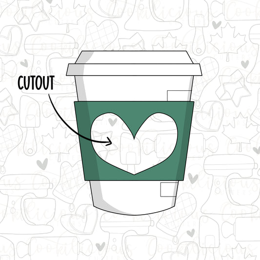 Coffee with Heart Cutout