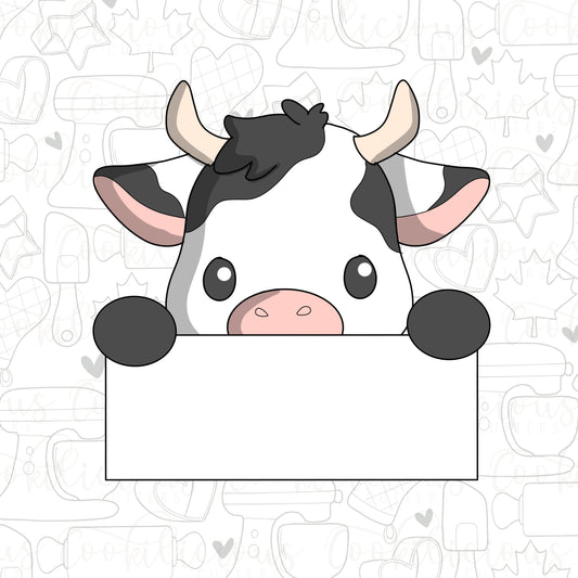 Cute Cow Plaque