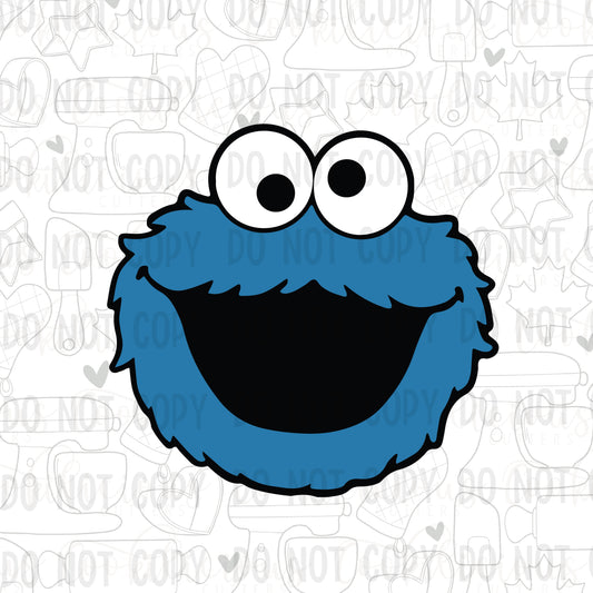 Blue Cookie Puppet