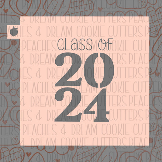 Class of 2024 Stencil