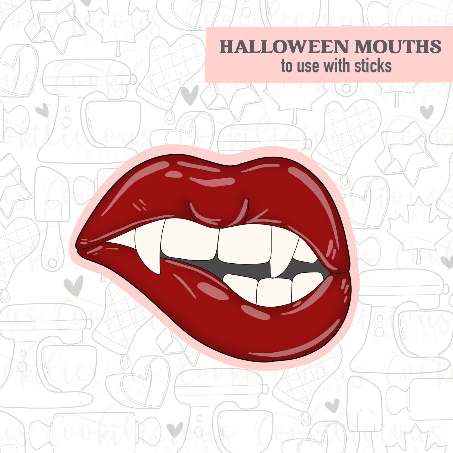 Vampire Mouth Biting (Large)