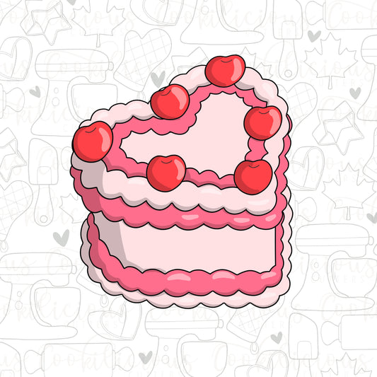 STL - HEART CAKE
