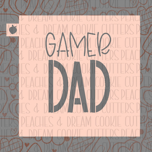 Gamer Dad Stencil